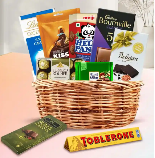 Enticing Chocolate Gift Basket